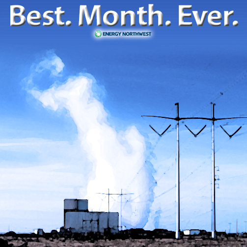 Columbia Generating Station breaks monthly generation record