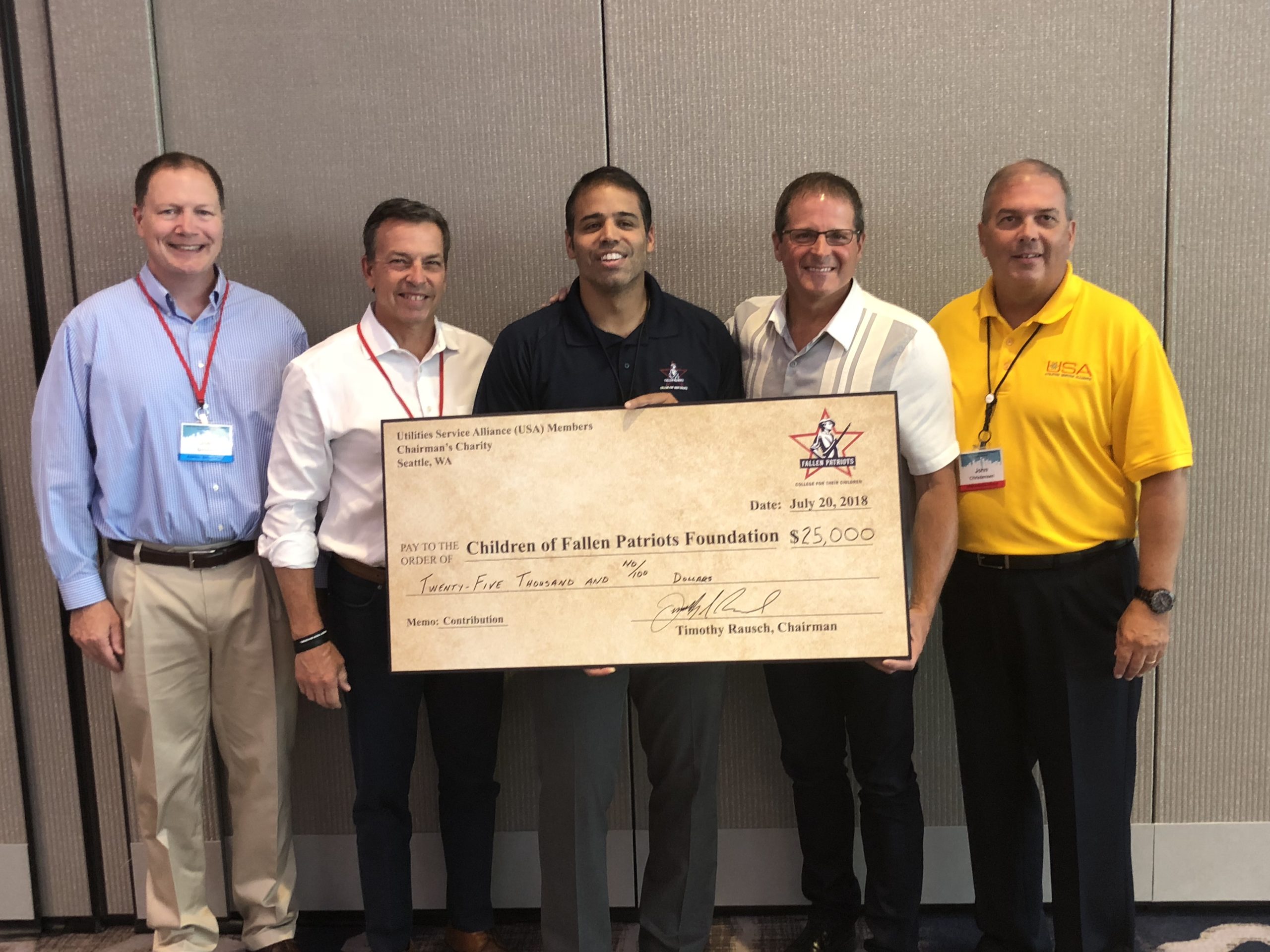 USA raises money for Children of Fallen Patriots
