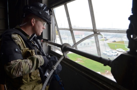 Elite state police team trains at Fermi